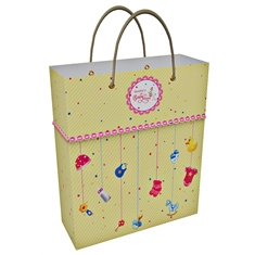 Personalized XLarge Baby Shower Gift Bag | Common Baby Theme